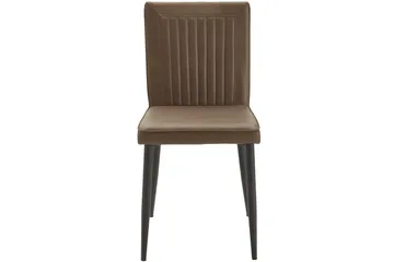 Pinon Matstol Konstläder 2-pack - Brun - Möbler - Matplats - Matstol & köksstol