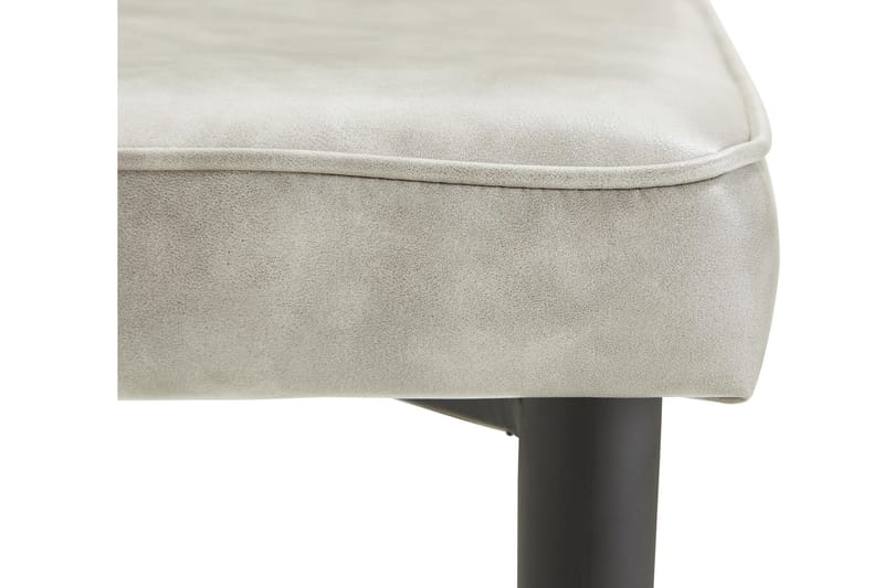 Pinon Matstol Konstläder 2-pack - Ljusgrå - Möbler - Matplats - Matstol & köksstol