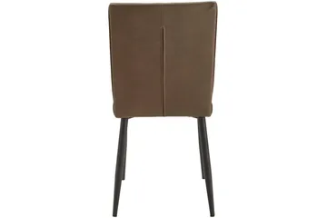 Pinon Matstol Konstläder 2-pack - Brun - Möbler - Matplats - Matstol & köksstol