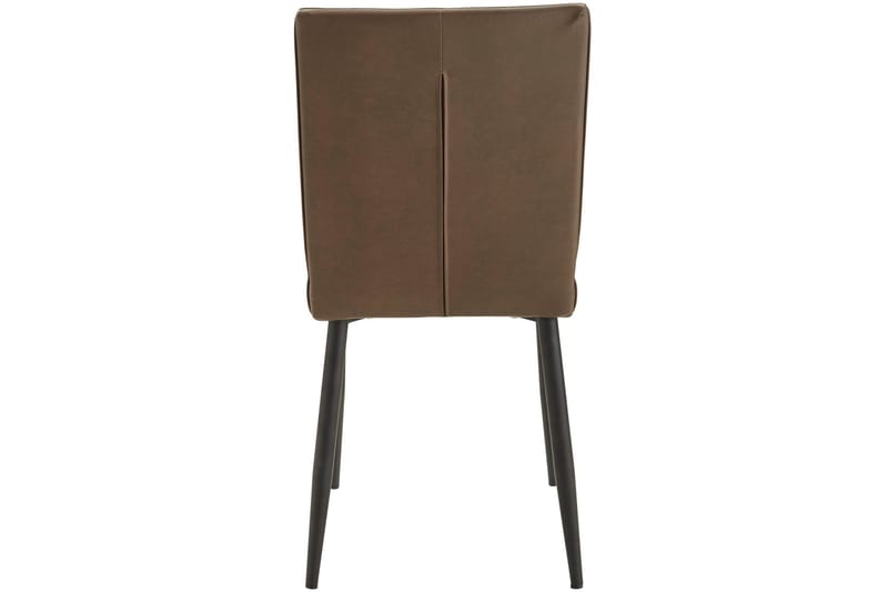 Pinon Matstol Konstläder 2-pack - Brun - Möbler - Matplats - Matstol & köksstol