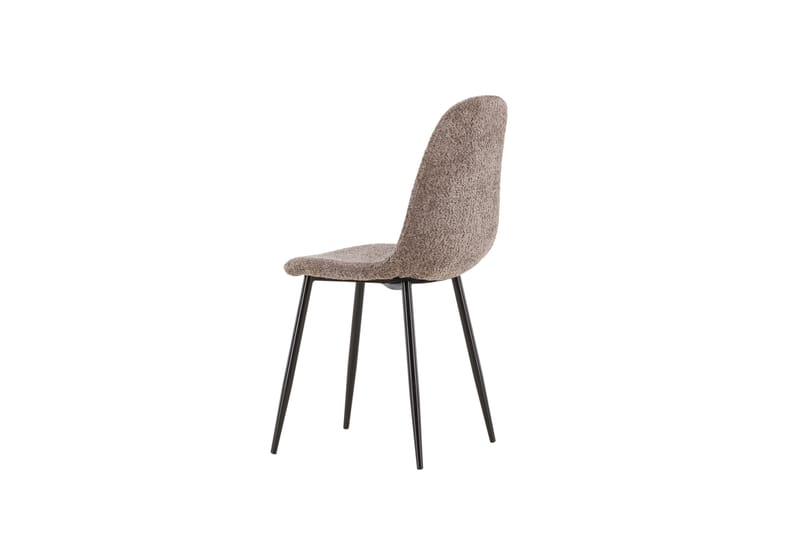 Polar Matstol i Bouclé med Metallben - Taupe - Möbler - Matplats - Matstol & köksstol