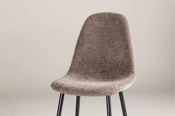 Polar Matstol i Bouclé med Metallben - Taupe - Möbler - Matplats - Matstol & köksstol