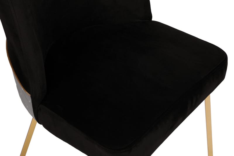 POTRERO Matstol Svart/Guld 2-Pack - Möbler - Matplats - Matstol & köksstol