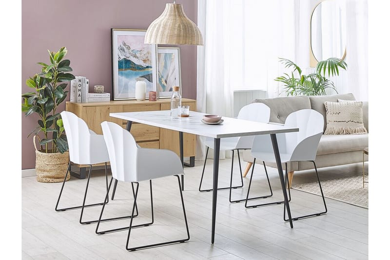 QUALLA Matstol 2-pack Vit - Möbler - Matplats - Matstol & köksstol