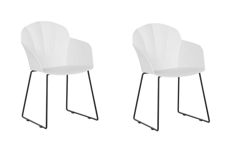 QUALLA Matstol 2-pack Vit - Möbler - Matplats - Matstol & köksstol