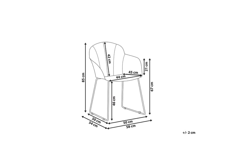 QUALLA Matstol 2-pack Vit - Möbler - Matplats - Matstol & köksstol