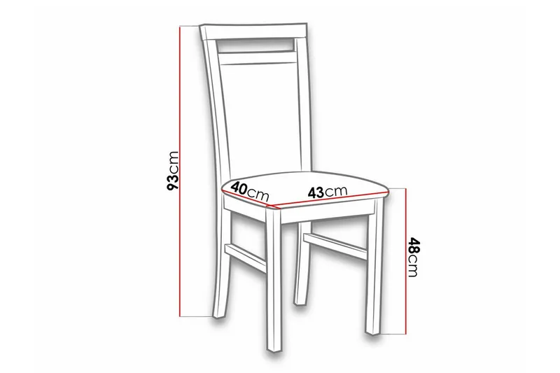 Roma Matstol Black and white - Möbler - Matplats - Matstol & köksstol