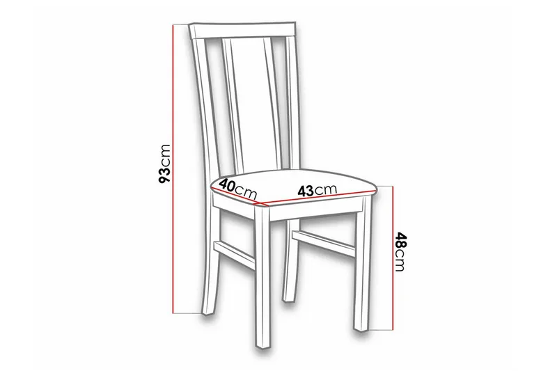 Roma Matstol Black/Wood - Möbler - Matplats - Matstol & köksstol