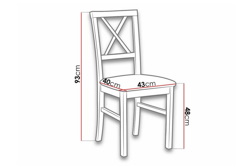 Roma Matstol Tr�ä/Svart - Möbler - Matplats - Matstol & köksstol