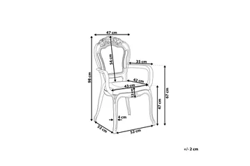 Ronshausen Stol 2-pack - Svart - Möbler - Matplats - Matstol & köksstol