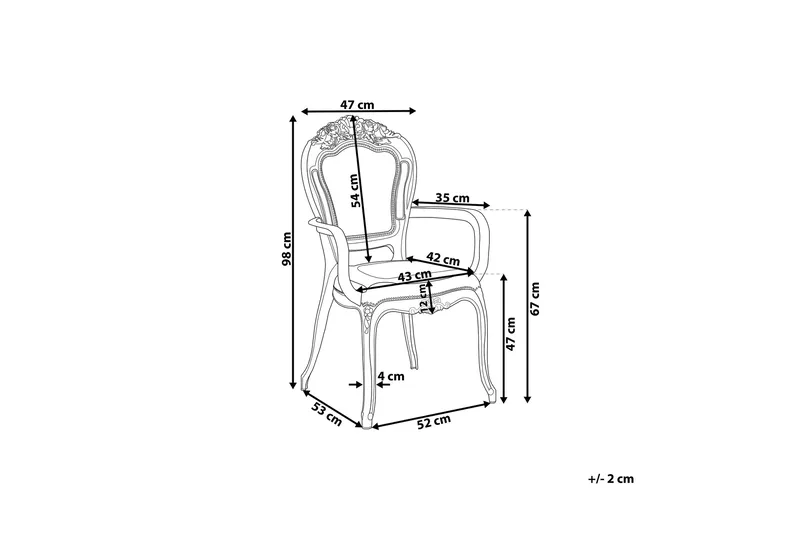 Ronshausen Stol 2-pack - Svart - Möbler - Matplats - Matstol & köksstol
