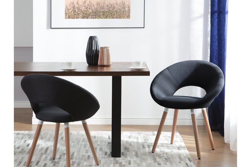 Roslyn Stol Set Om 2 St - Svart - Möbler - Matplats - Matstol & köksstol