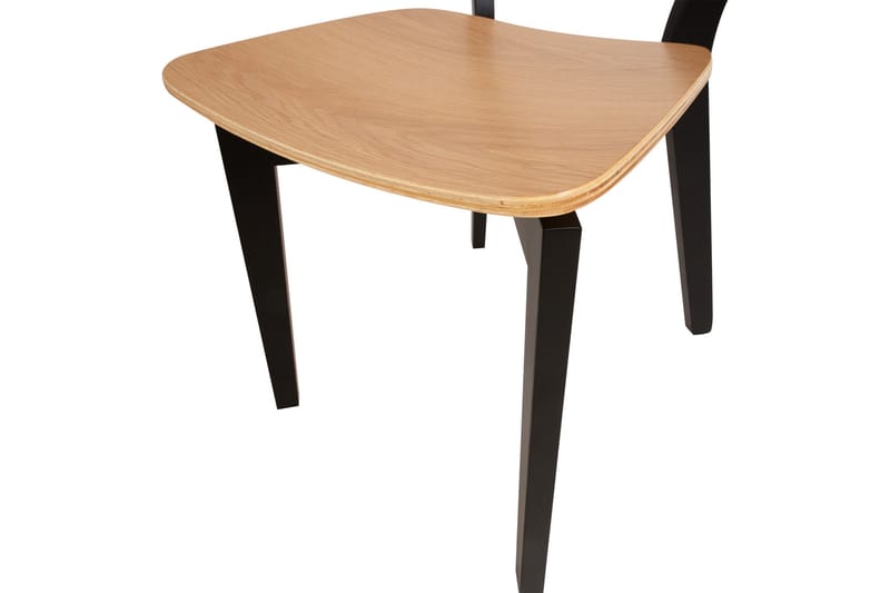 ROXBY Stol Ek/Svart - Möbler - Matplats - Matstol & köksstol