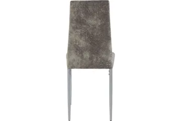 Sabie Matstol Microfiber 2-pack - Ljusgrå/Silver - Möbler - Matplats - Matstol & köksstol