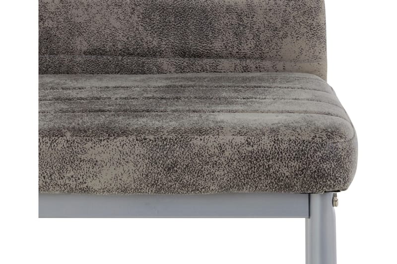 Sabie Matstol Microfiber 2-pack - Ljusgrå/Silver - Möbler - Matplats - Matstol & köksstol