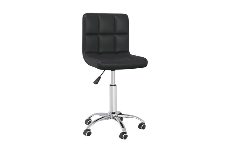 Snurrbar matstol svart konstläder - Svart - Möbler - Matplats - Matstol & köksstol