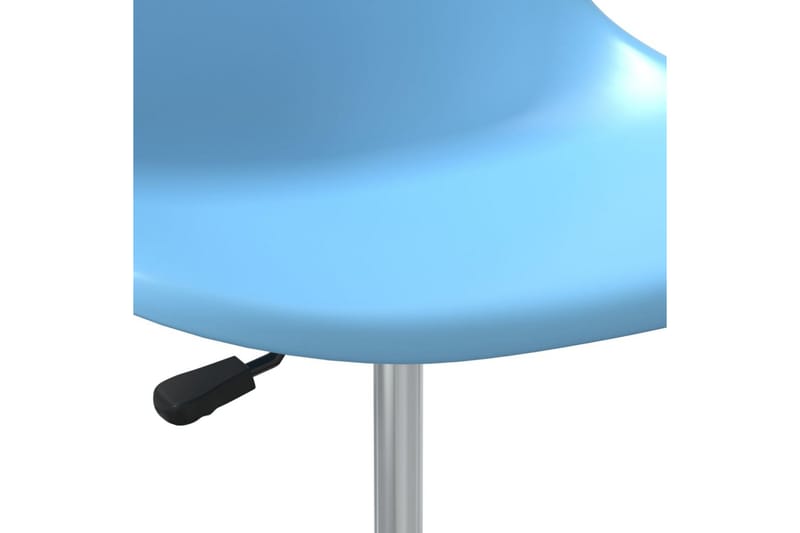 Snurrbara matstolar 4 st blå PP - Blå - Matstol & köksstol