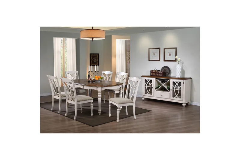 Stol LILY 49x63xH98cm färg: beige färg: antikvit - Möbler - Matplats - Matstol & köksstol