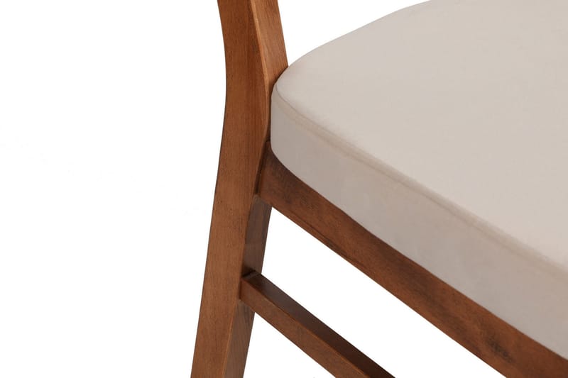 Tharol Matstol - Valnöt/Beige - Möbler - Matplats - Matstol & köksstol