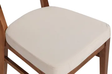 Tharol Matstol - Valnöt/Beige - Möbler - Matplats - Matstol & köksstol