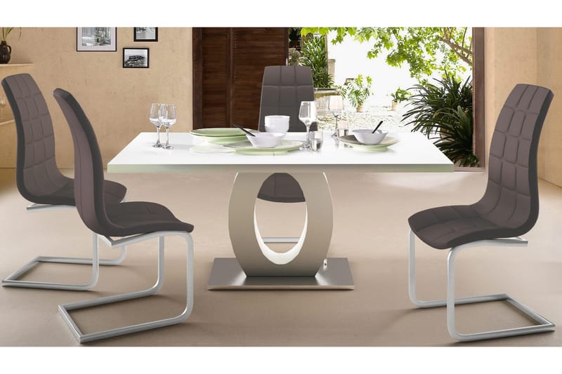 Tolna Matstol Konstläder 2-pack - Grå - Möbler - Matplats - Matstol & köksstol