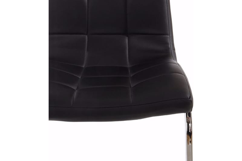 Tolna Matstol Konstläder 4-pack - Svart/Silver - Möbler - Matplats - Matstol & köksstol