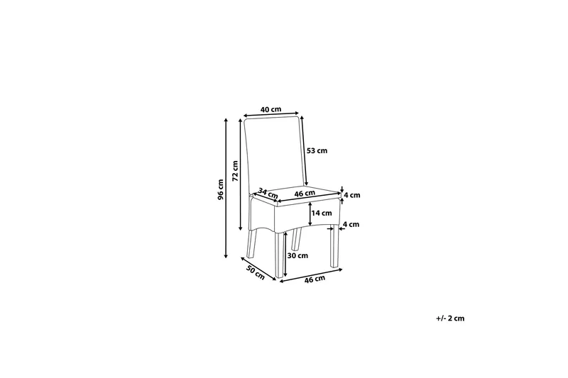 Truxall Rottingstol 2-pack - Vit - Möbler - Matplats - Matstol & köksstol