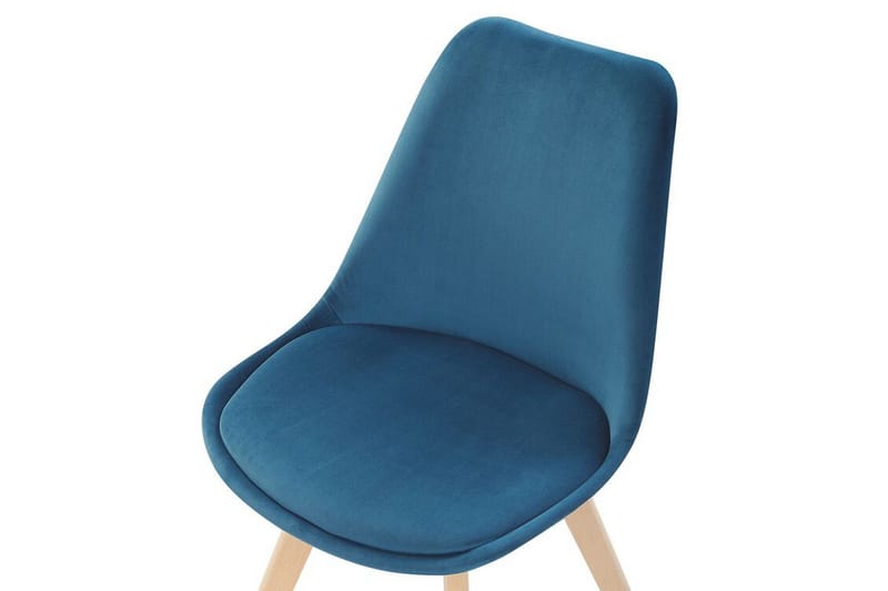 Tulunda II Sammetsstol 2-pack - Blå - Möbler - Matplats - Matstol & köksstol