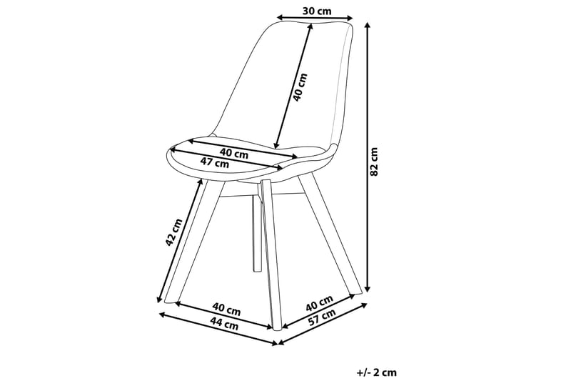 Tulunda II Sammetsstol 2-pack - Blå - Möbler - Matplats - Matstol & köksstol
