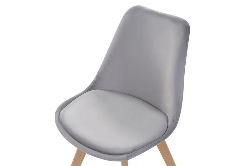 Tulunda II Sammetsstol 2-pack - Grå - Möbler - Matplats - Matstol & köksstol