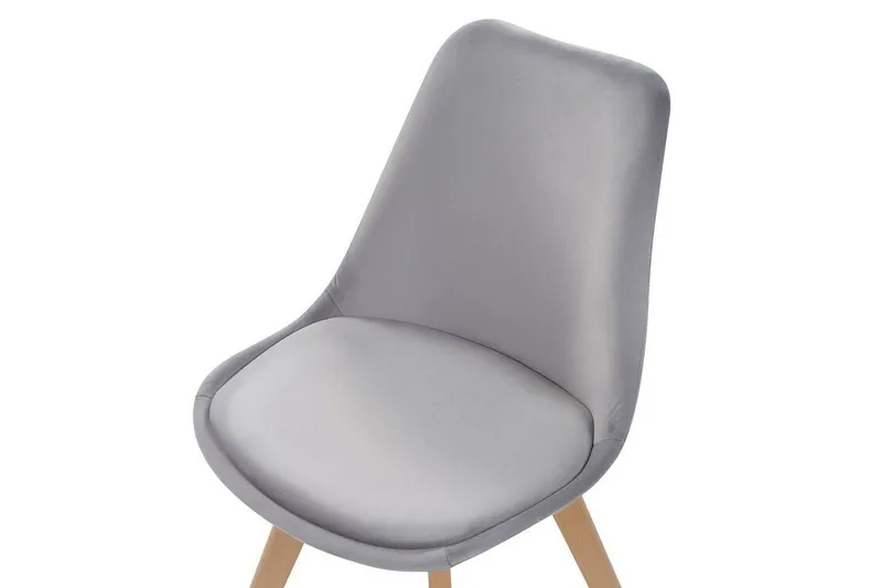 Tulunda II Sammetsstol 2-pack - Grå - Möbler - Matplats - Matstol & köksstol