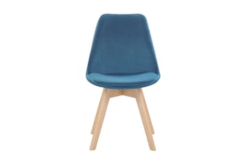 Tulunda II Sammetsstol 2-pack - Blå - Möbler - Matplats - Matstol & köksstol