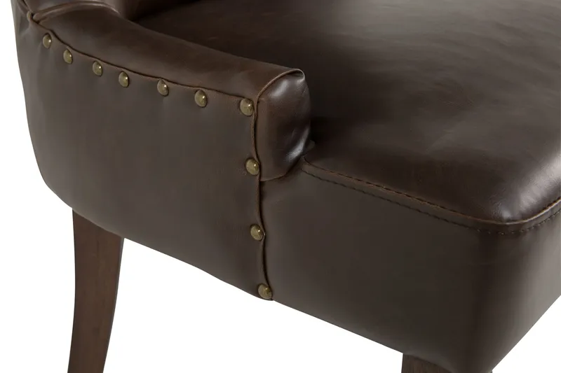 Tuva Fåtölj Konstläder - Brun - Möbler - Matplats - Matstol & köksstol