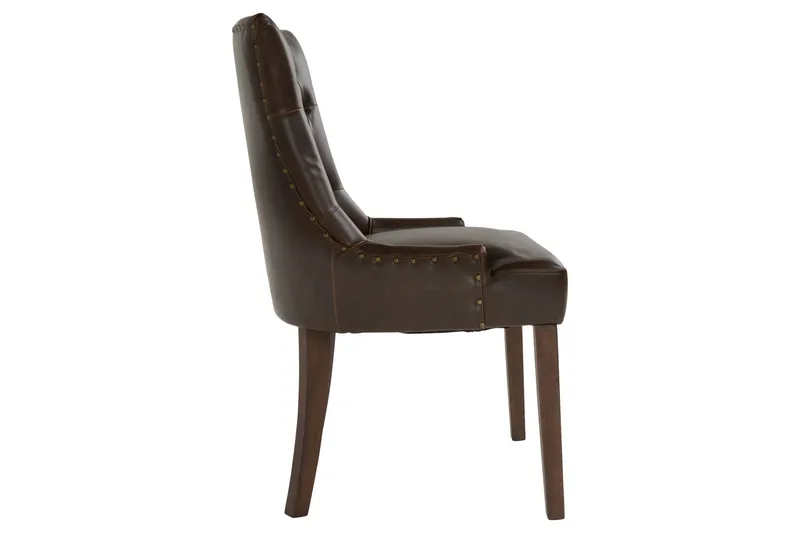 Tuva Fåtölj Konstläder - Brun - Möbler - Matplats - Matstol & köksstol