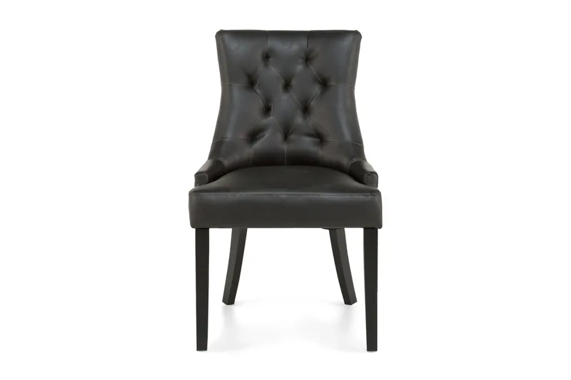 Tuva Matstol Konstläder - Svart - Möbler - Matplats - Matstol & köksstol