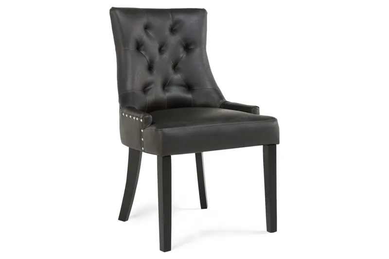 Tuva Matstol Konstläder - Svart - Möbler - Matplats - Matstol & köksstol