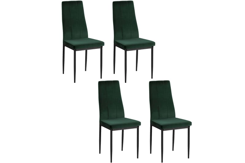 UGGLEHULT Matstol 4-pack Sammet/Mörkgrön - Möbler - Matplats - Matstol & köksstol