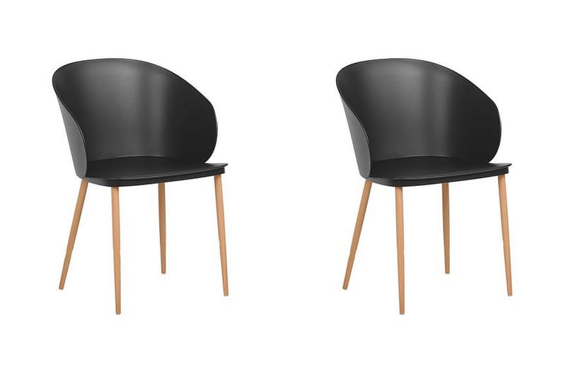 ULVAH Matstol 2-pack Svart - Möbler - Matplats - Matstol & köksstol