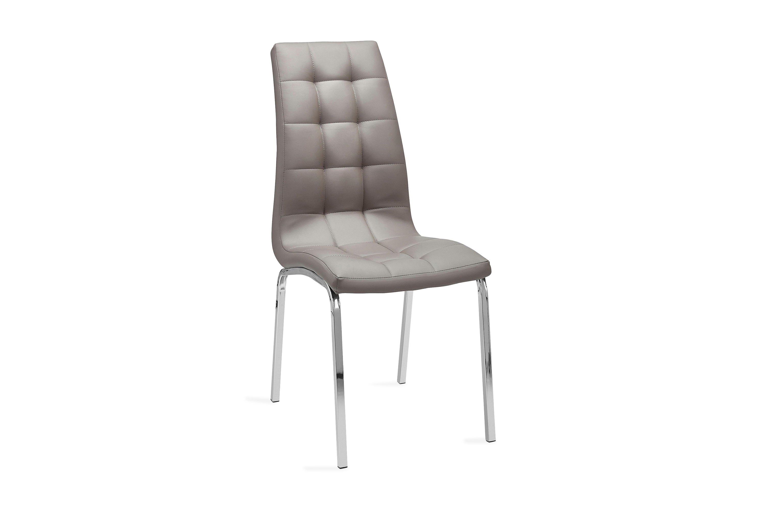 unn matstol konstläder 2-pack brun -