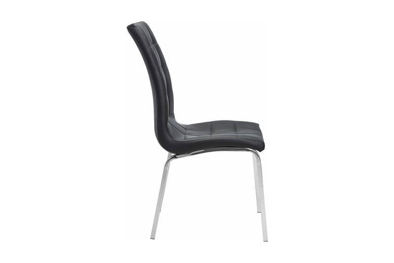 UNN Matstol Konstläder 2-pack Svart - Möbler - Matplats - Matstol & köksstol