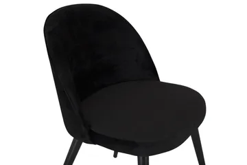 Velvet Köksstol Sammet - Svart - Möbler - Matplats - Matstol & köksstol
