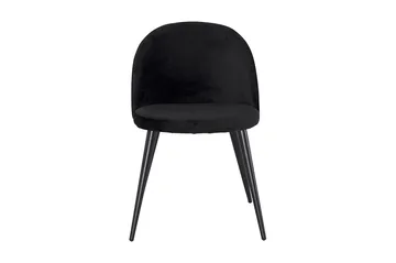 Velvet Köksstol Sammet - Svart - Möbler - Matplats - Matstol & köksstol