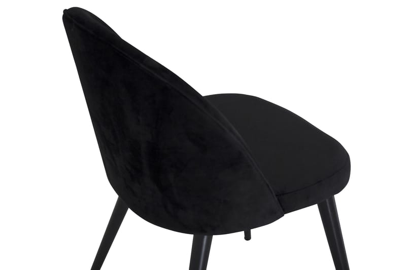 Velvet Köksstol Sammet - Svart - Möbler - Matplats - Matstol & köksstol