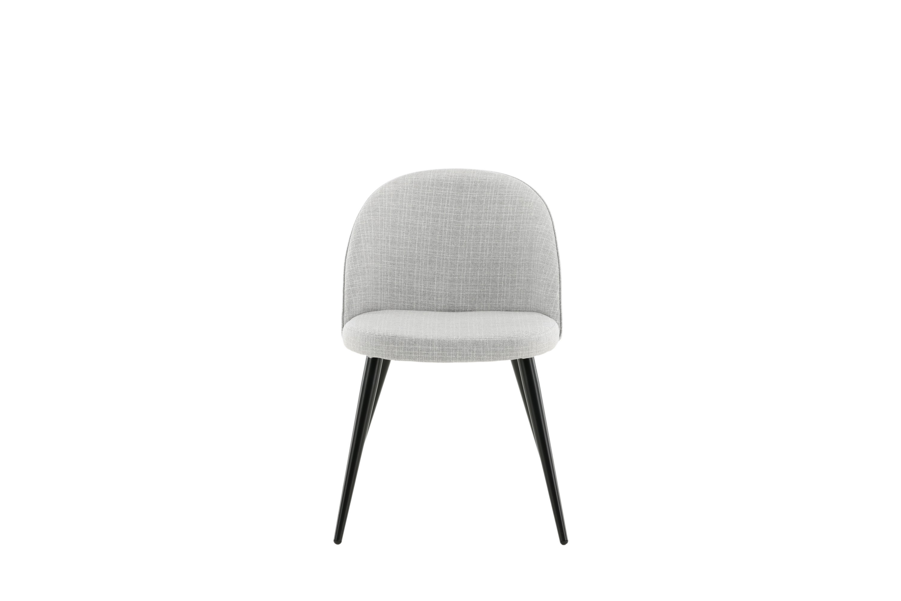 velvet matstol - grå/svart