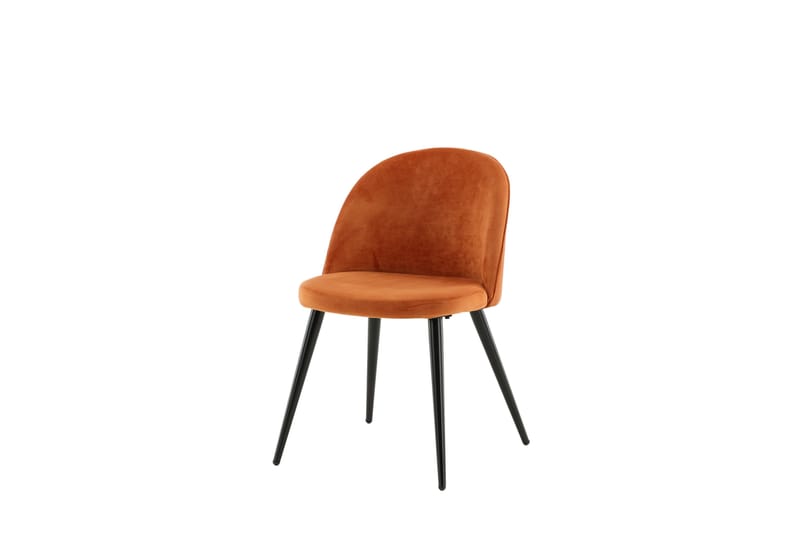 Velvet Matstol Sammet, Orange