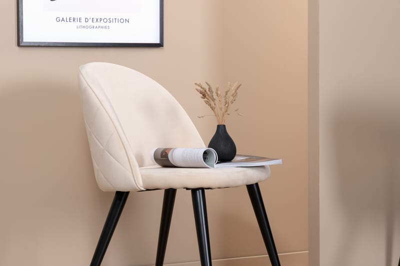 Velvet Stitches Matstol - Svart - Möbler - Matplats - Matstol & köksstol