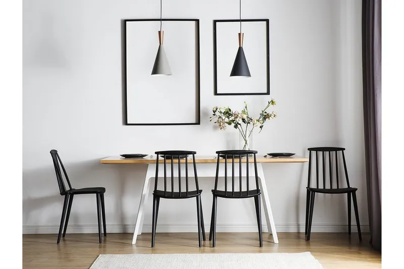 Ventnor Stol Set Om 2 St - Svart - Möbler - Matplats - Matstol & köksstol