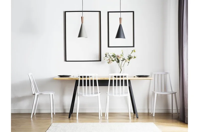 Ventnor Stol Set Om 2 St - Vit - Möbler - Matplats - Matstol & köksstol