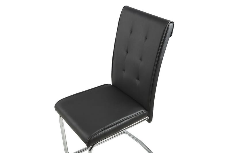 VESOUL Matstol 2-pack Konstläder/Svart - Möbler - Matplats - Matstol & köksstol