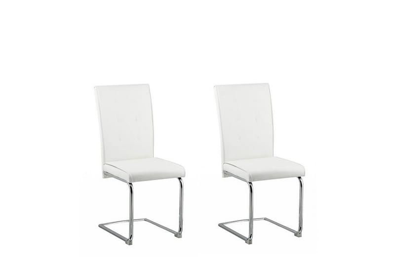 VESOUL Matstol 2-pack Konstläder/Beige - Möbler - Matplats - Matstol & köksstol